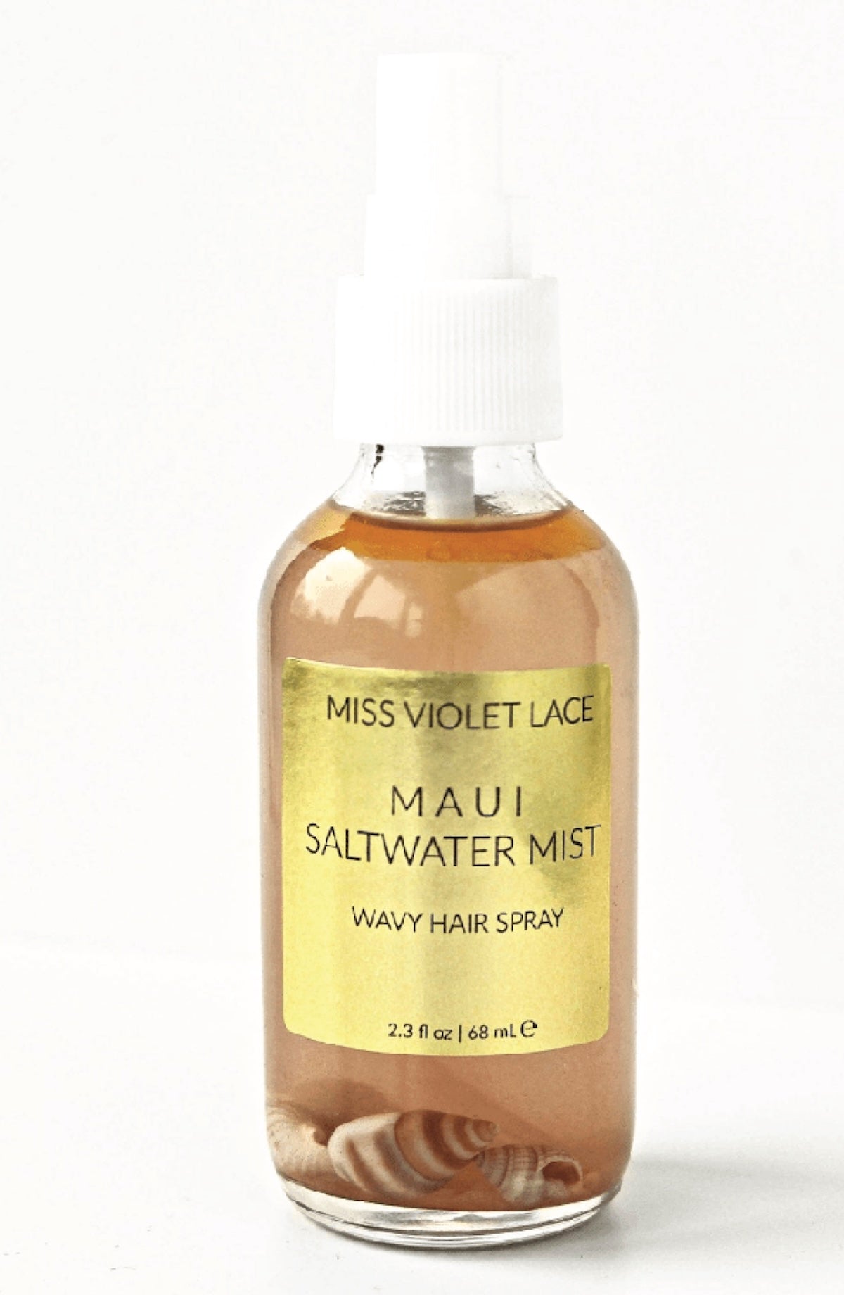 Maui Saltwater Mist: Effortless Beachy Waves & Hydrated Hair with Real Seashells! 🌊 - Foxy’s