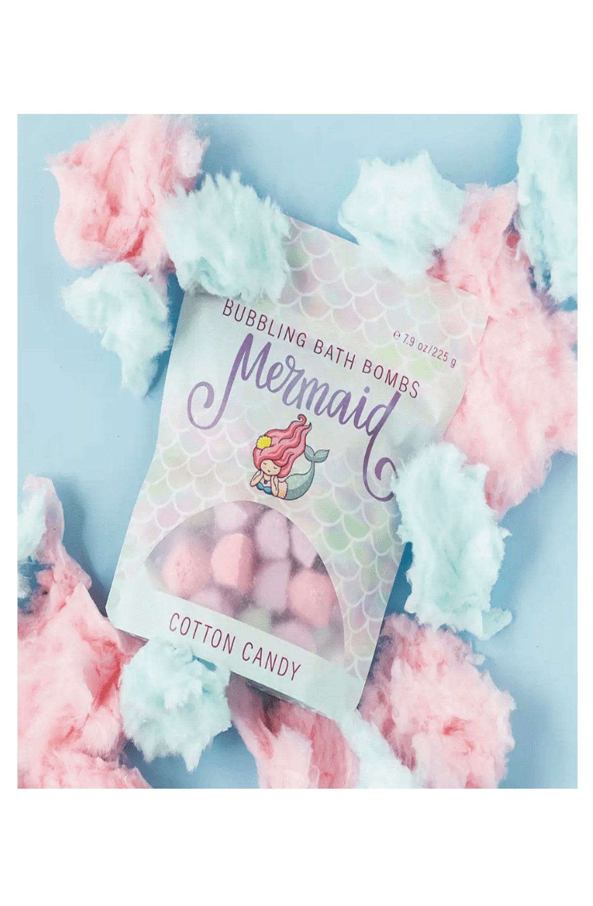 Mermaid Bubble Bath Bombs for Girls - Fun, Skin - Softening Bath Treats! - Foxy’s
