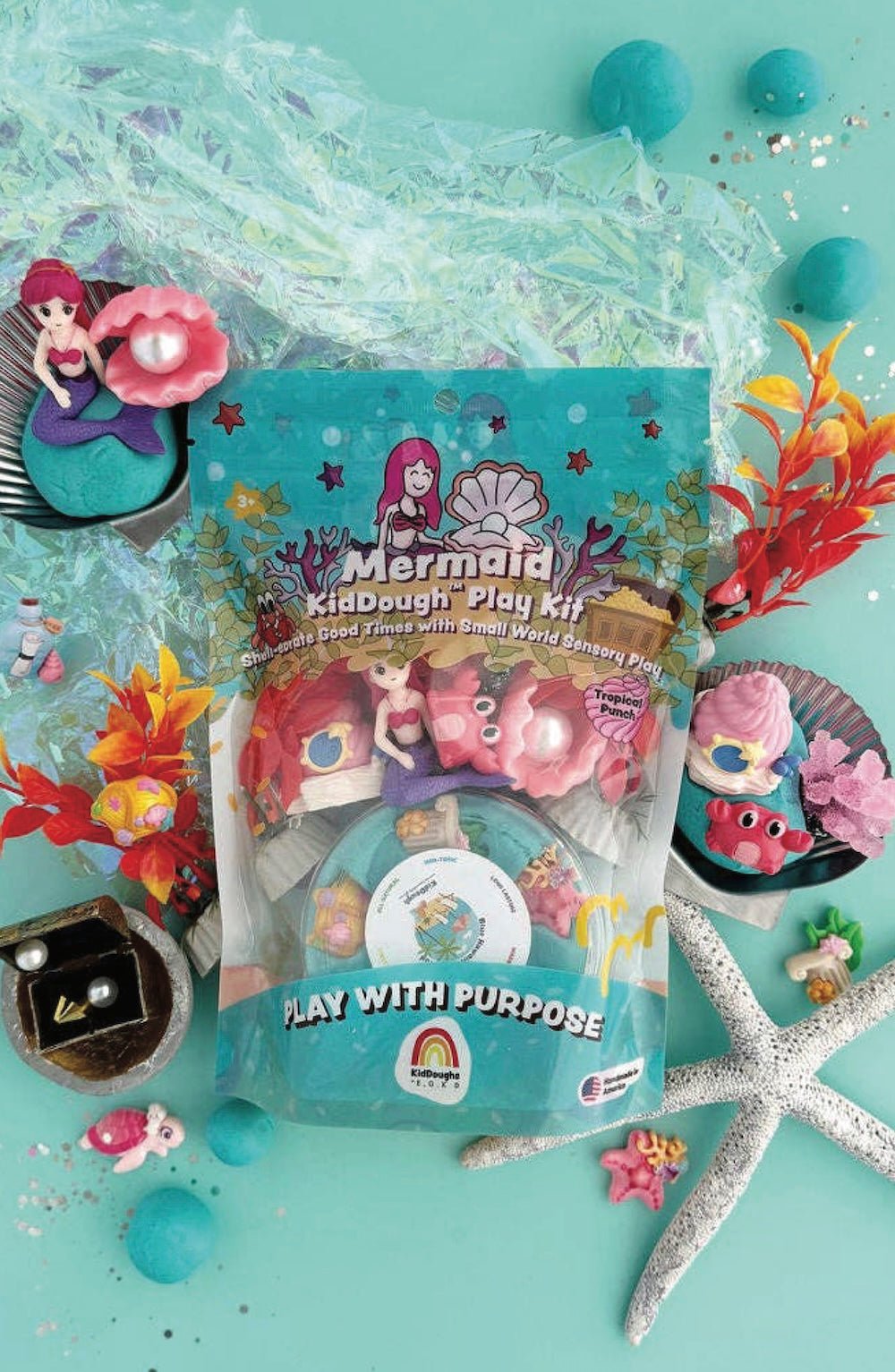 Mermaid KidDough Play Kit - Foxy’s