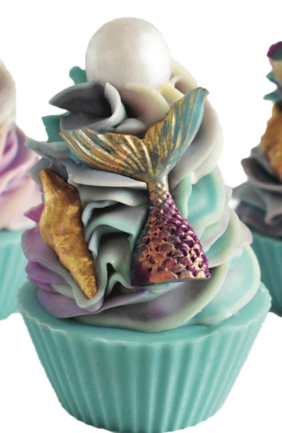 Mermaid Kisses Artisan Soap Cupcake - Foxy’s
