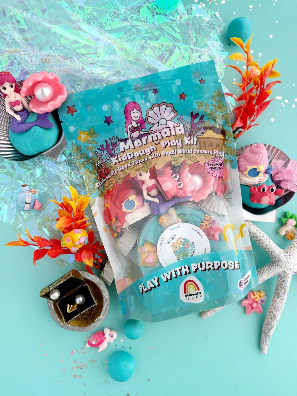 Mermaid KidDough Play Kit - Foxy’s