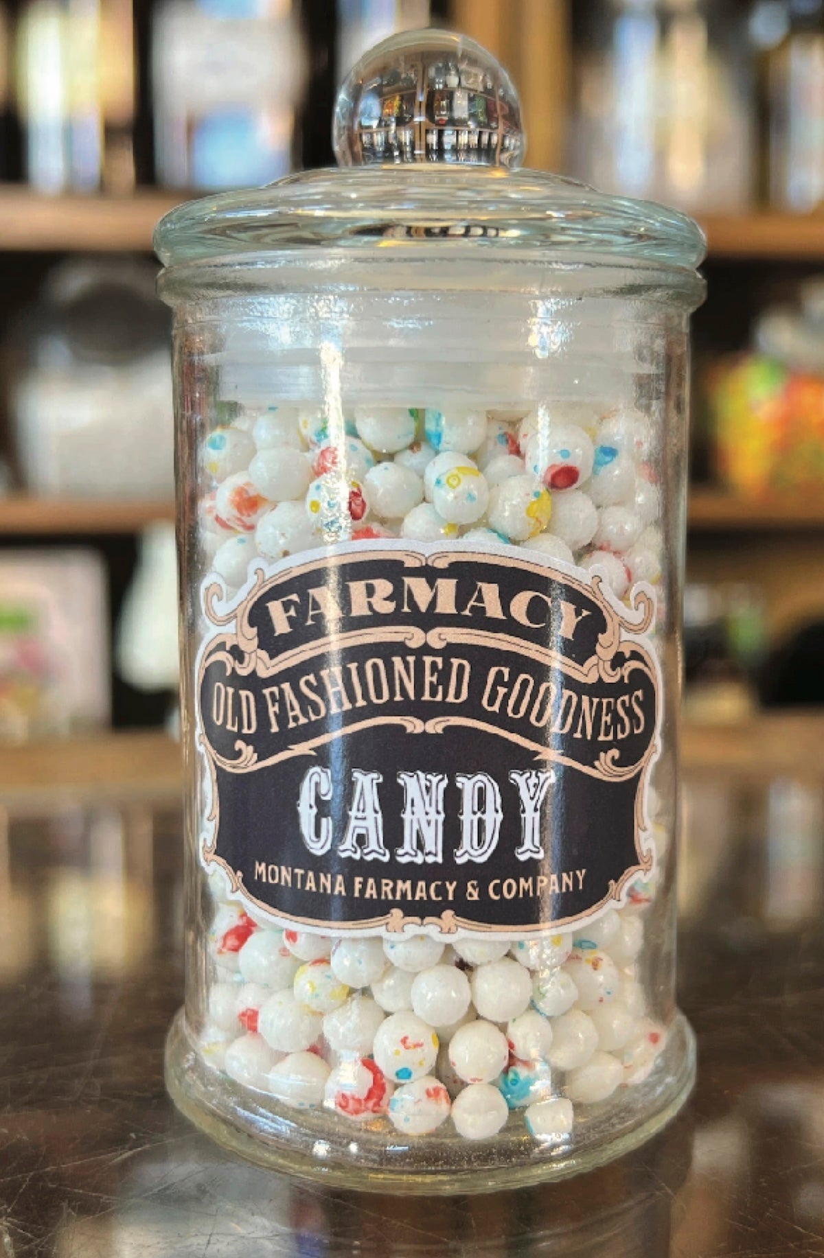 Old Fashioned Apothecary Jar mini jawbreaker nostalgic candy - Foxy’s