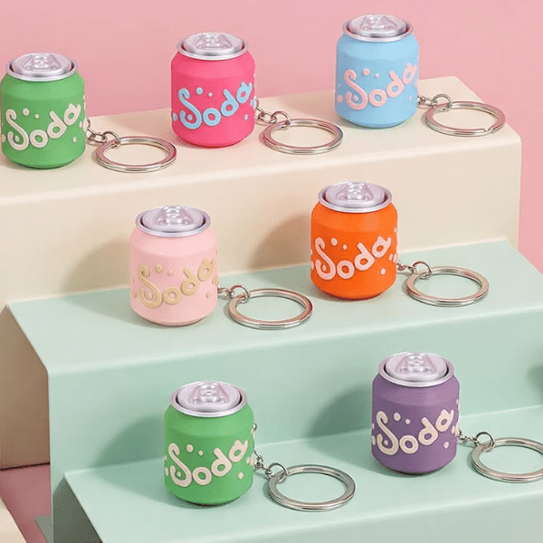 Soda Pop Can Fidget Clicker Keychains - Foxy’s