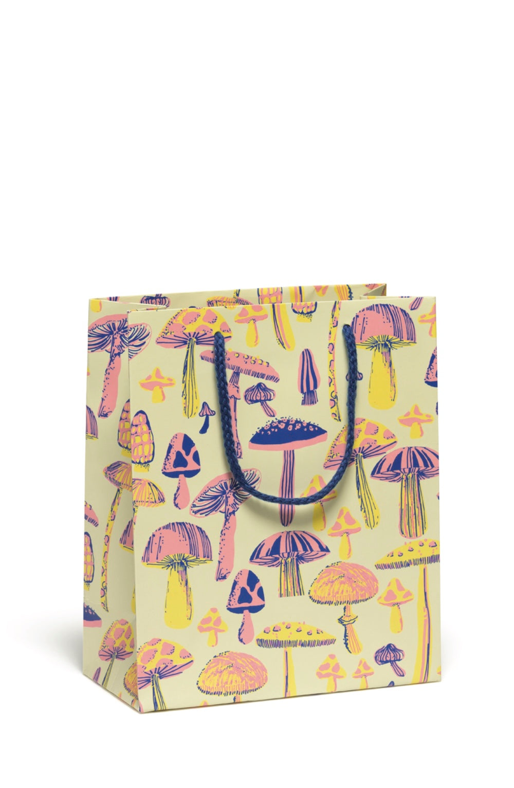 gift bag with mushroom scene
