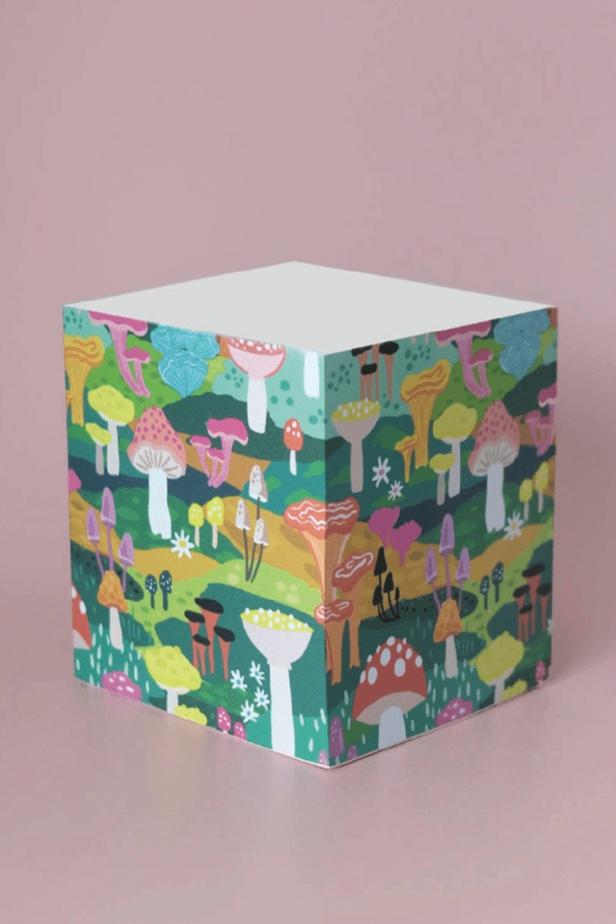 Sticky Note Cube | Mushroom Heaven - Foxy’s