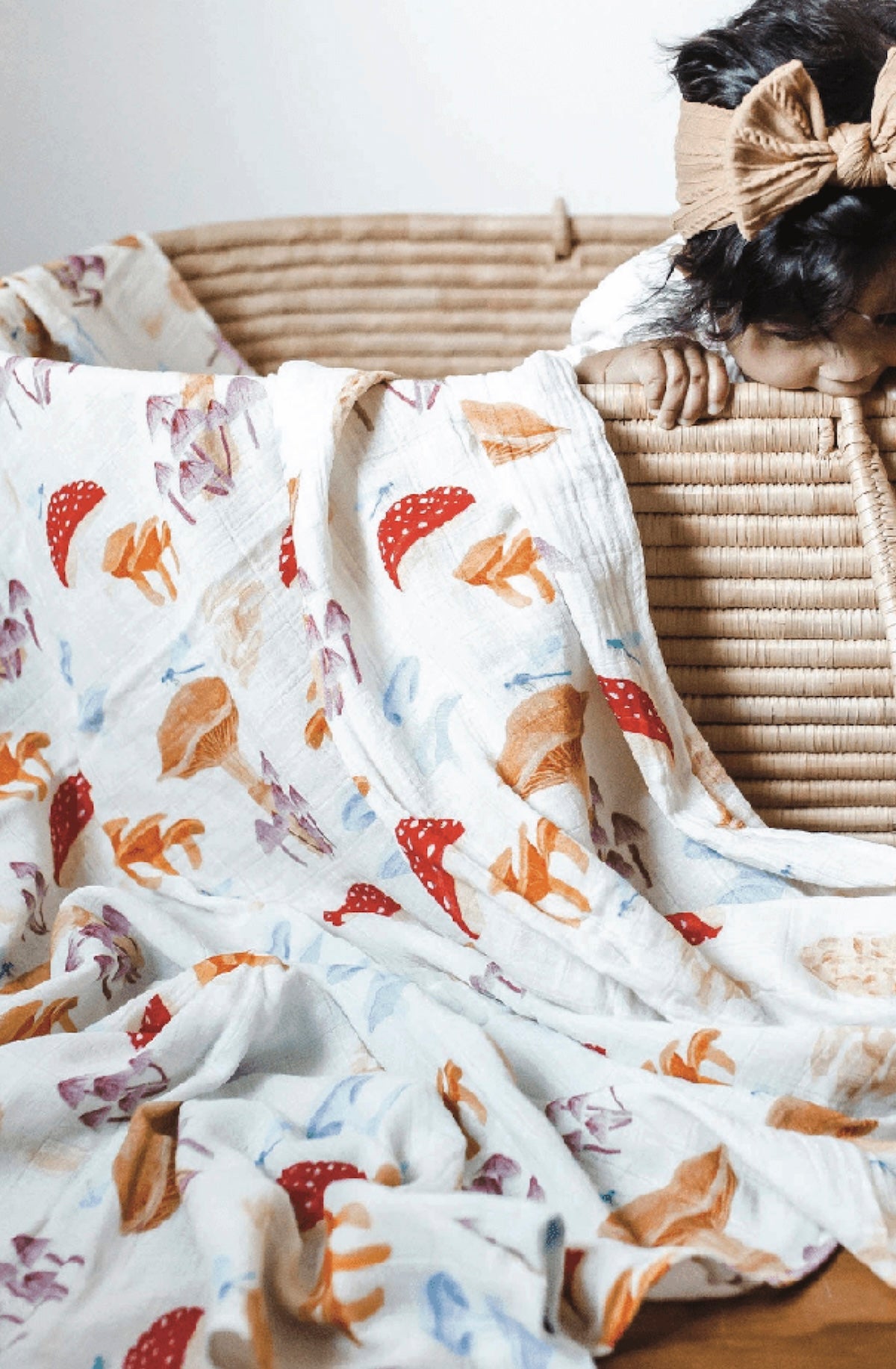 Mushrooms Baby Swaddle - Foxy’s