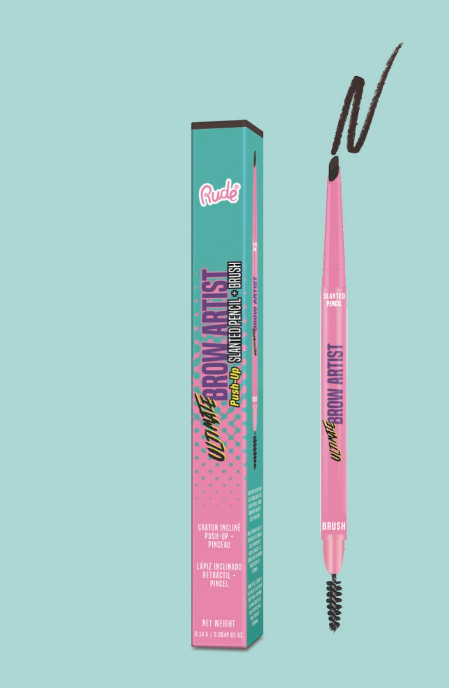 brow artist make-up by rude sosmetics