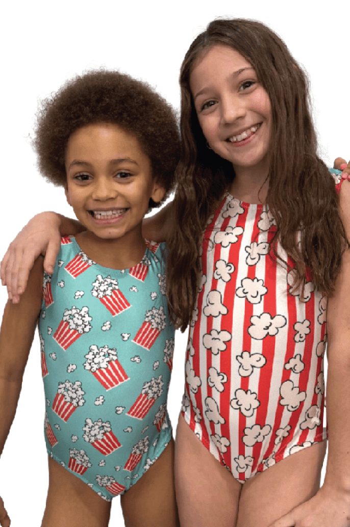 NetFlips & Chill Popcorn Vice Versa Leotard (Which One Will You Choose?) - Foxy’s