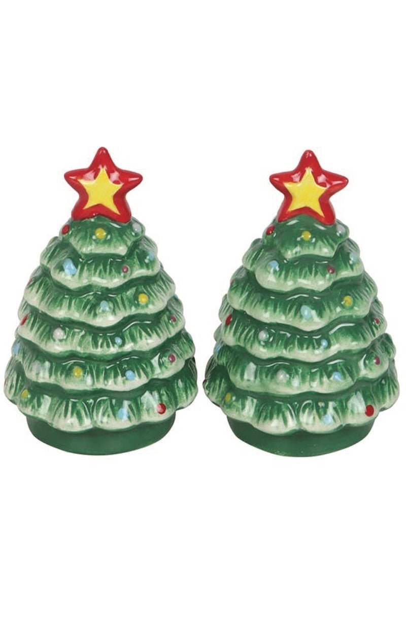 Nostalgic Christmas Tree Salt & Pepper Shakers - Foxy’s