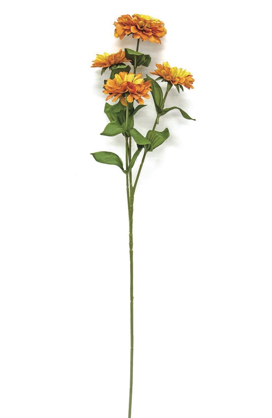 Faux Golden Zinnia Spray, 23.5" - Foxy’s