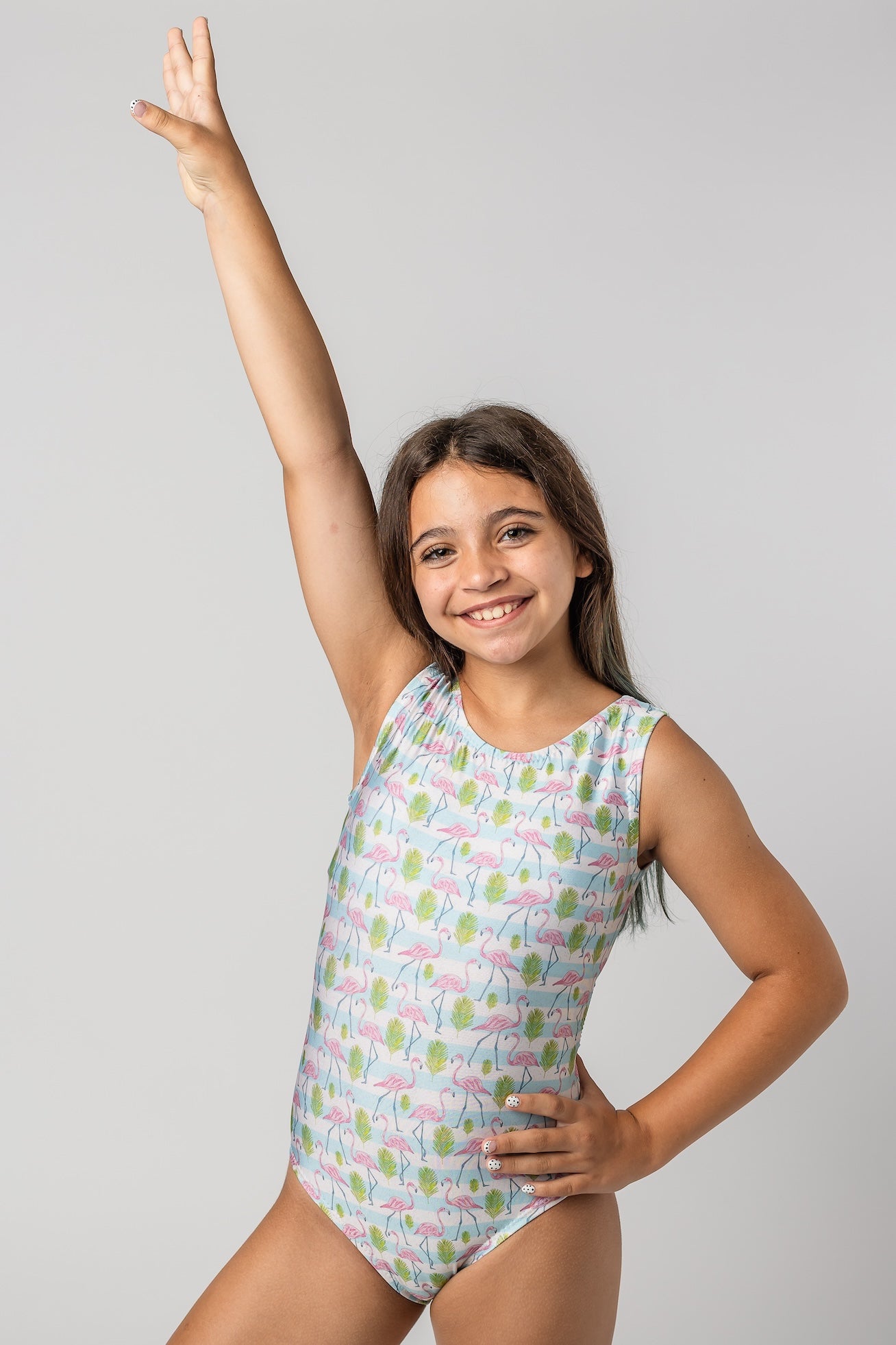 Orlando Flock Flamingo Gymnastics Leotard