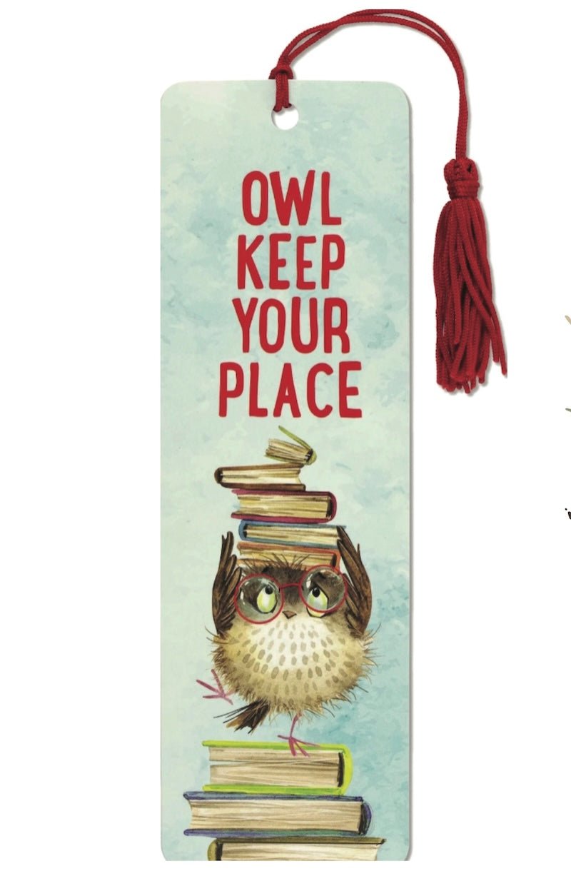 Owl Bookmark for Kids - 'Owl Keep Your Place' - Fun Reading Gift - Foxy’s
