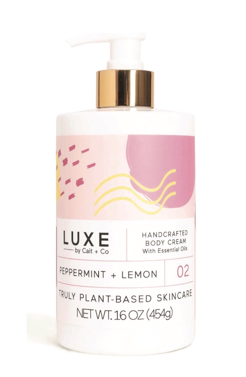 Peppermint Lemon Shea Butter Body Cream | Luxe Hydration & Invigorating Scent | Foxy's - Foxy’s