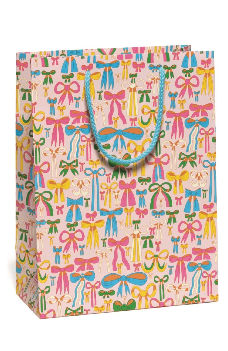 Lots of Bows Gift Bag - Large, Heavyweight Paper - Perfect for Presents! - Foxy’s