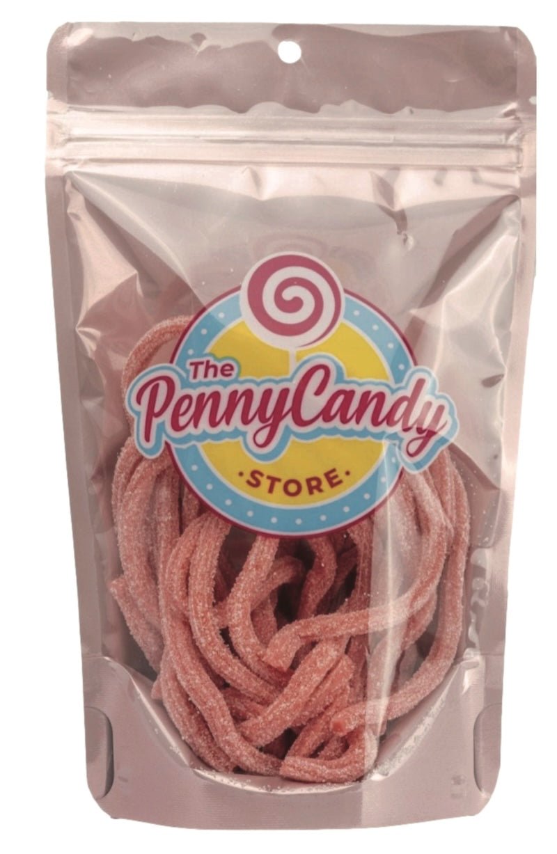 Pink Lemonade Sour Straws Candy - Foxy’s