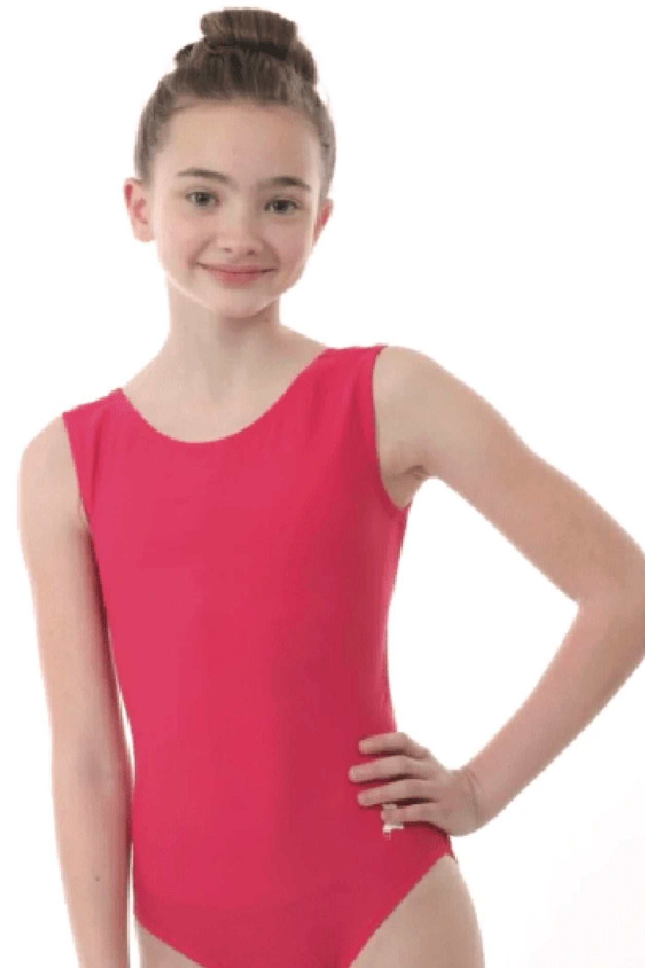 Hot Pink Gymnastics Leotard - Solid Color, Comfy Fit - Foxy's Leotards - Foxy’s