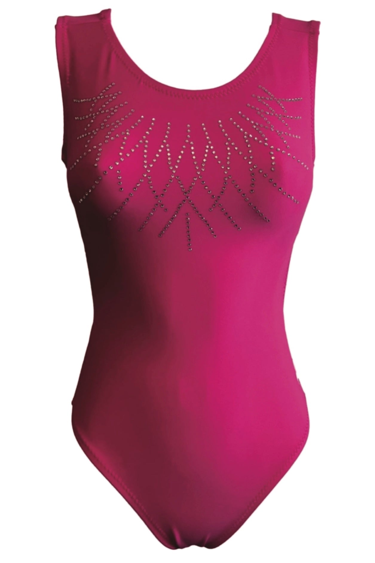 Vibrant Pink Bling Burst - Comfortable & Stylish Gymnastics & Dance Leotard - Foxy’s
