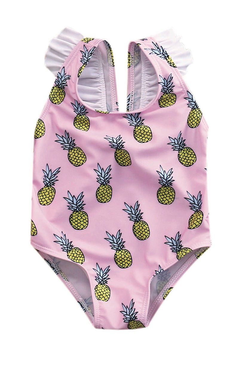 Pineapple Cactus Swimsuit for Toddler Girls - Size 2 - 3T - Fun & Comfy! - Foxy’s