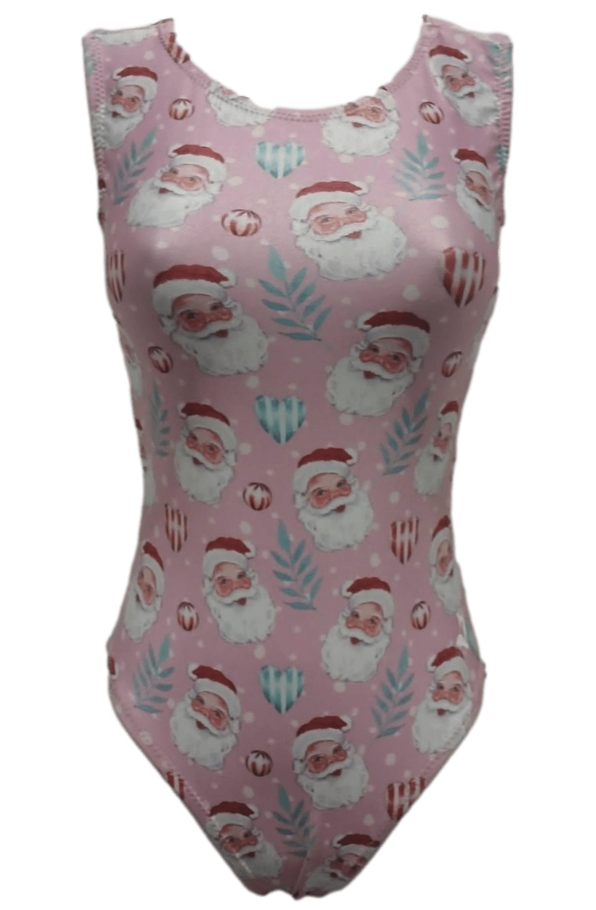 Pink Sweet Santa Christmas Leotard - Foxy’s