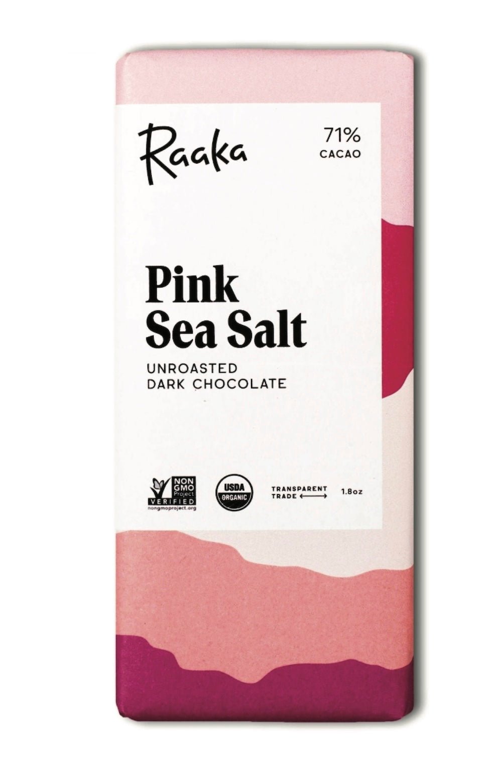71% Pink Sea Salt Chocolate Bar - Foxy’s