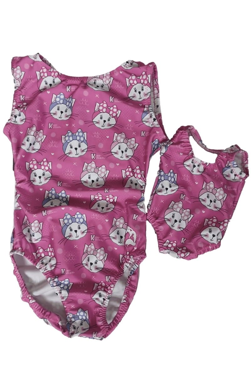 Spa Cat Tumble Tot Leotard & Doll Set - Foxy’s
