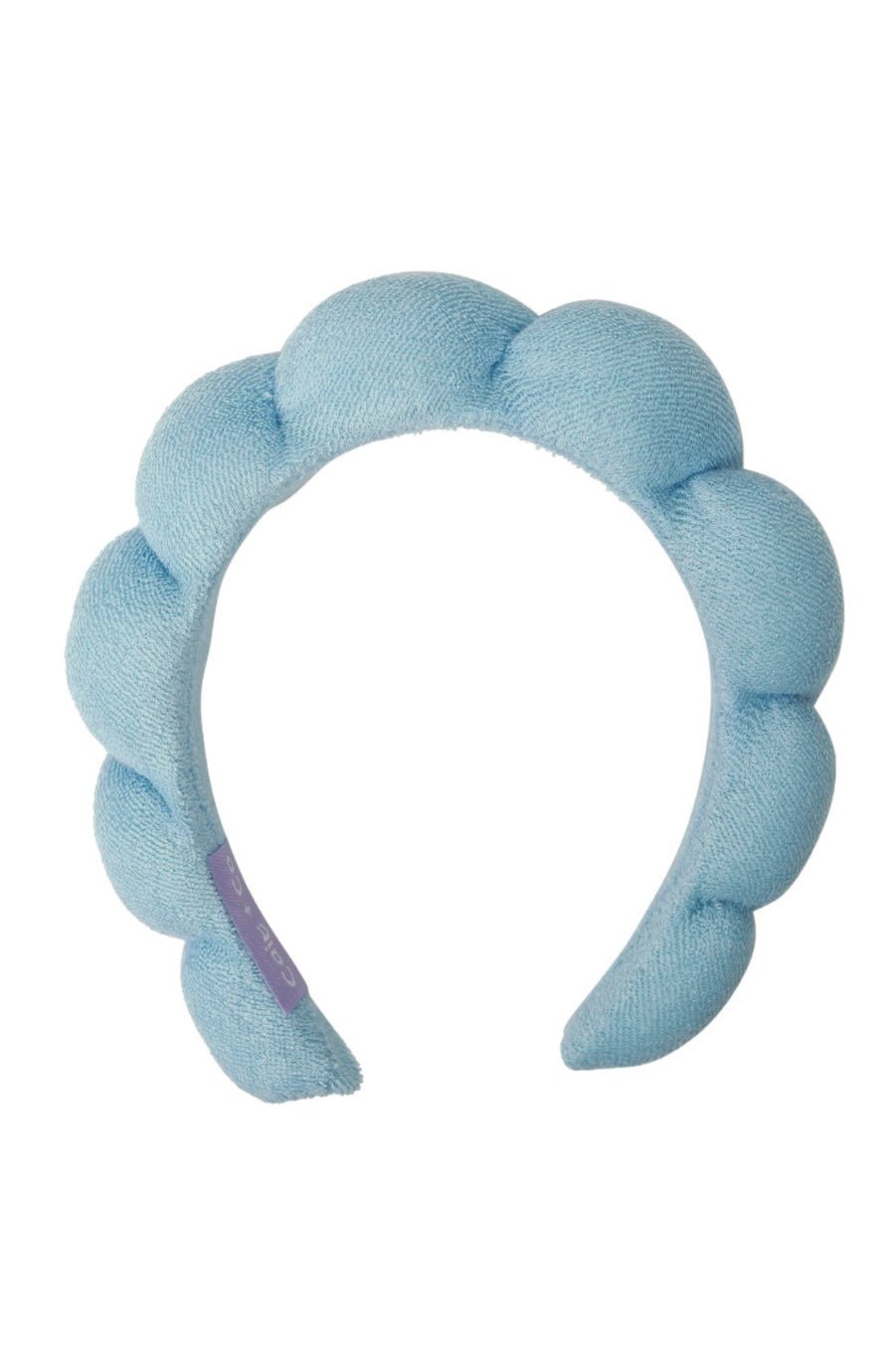 Plush Spa Headband - Sapphire Blue - Soft Terry Cloth for Skincare & Makeup - Foxy’s