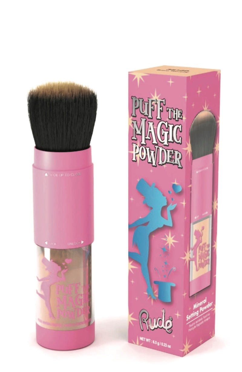 Puff The Magic Powder - Translucent Setting Powder with Brush | Rude Cosmetics - Foxy’s