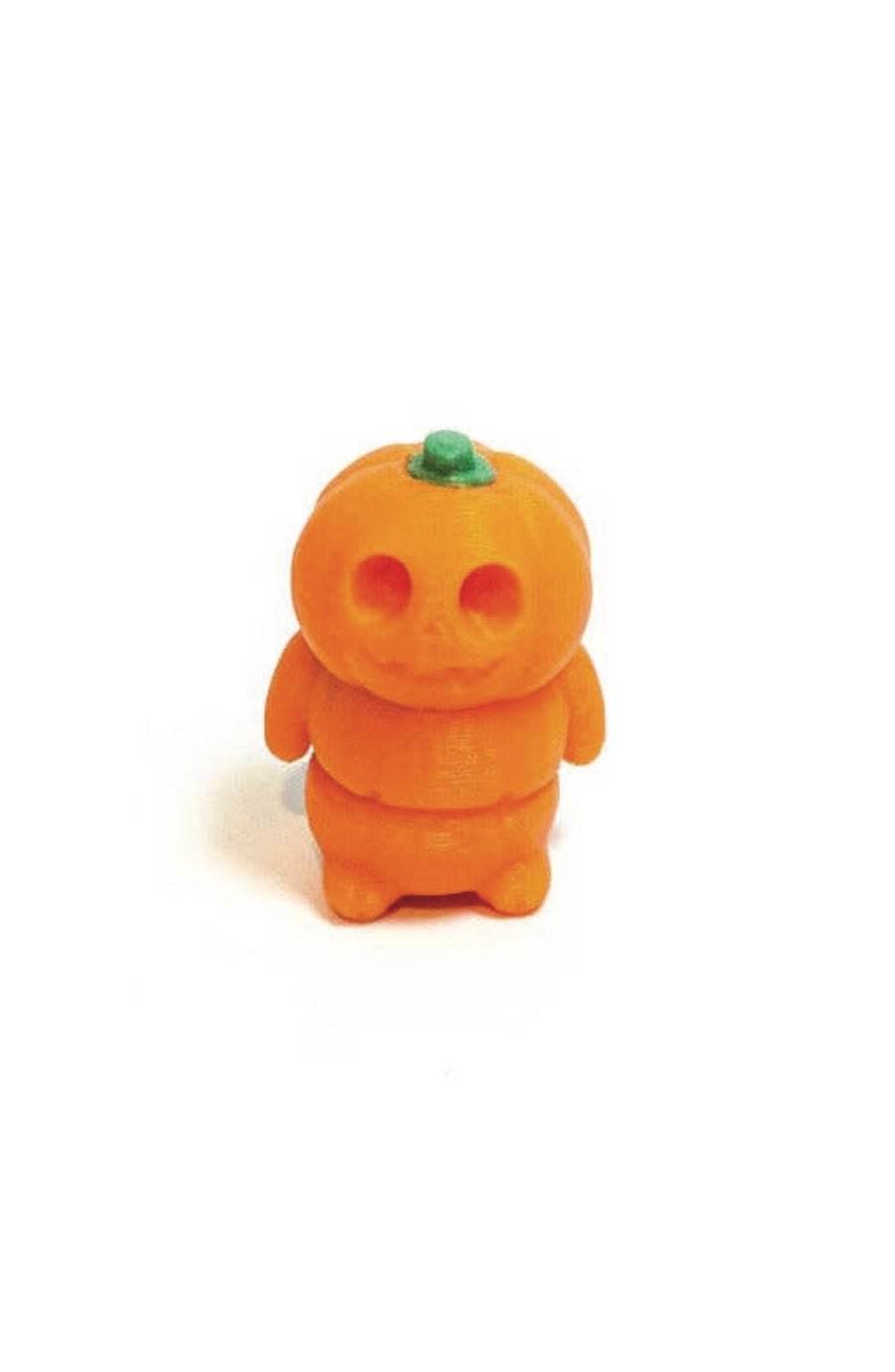 Pumpkin Man • Mini 3D Printed Articulated Animal • Flexi Animals - Foxy’s