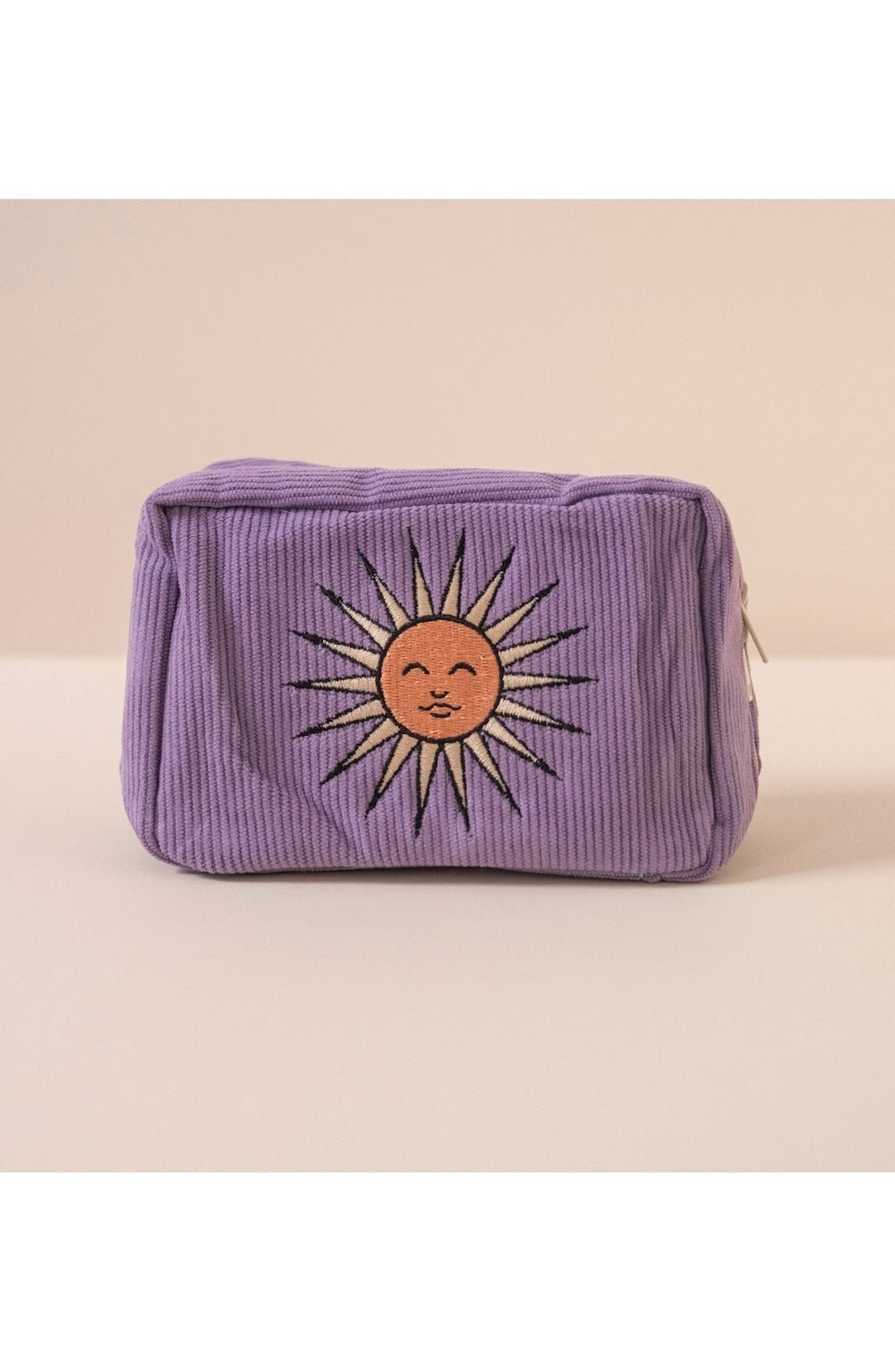 Corduroy Makeup Bag in Lavender - Foxy’s