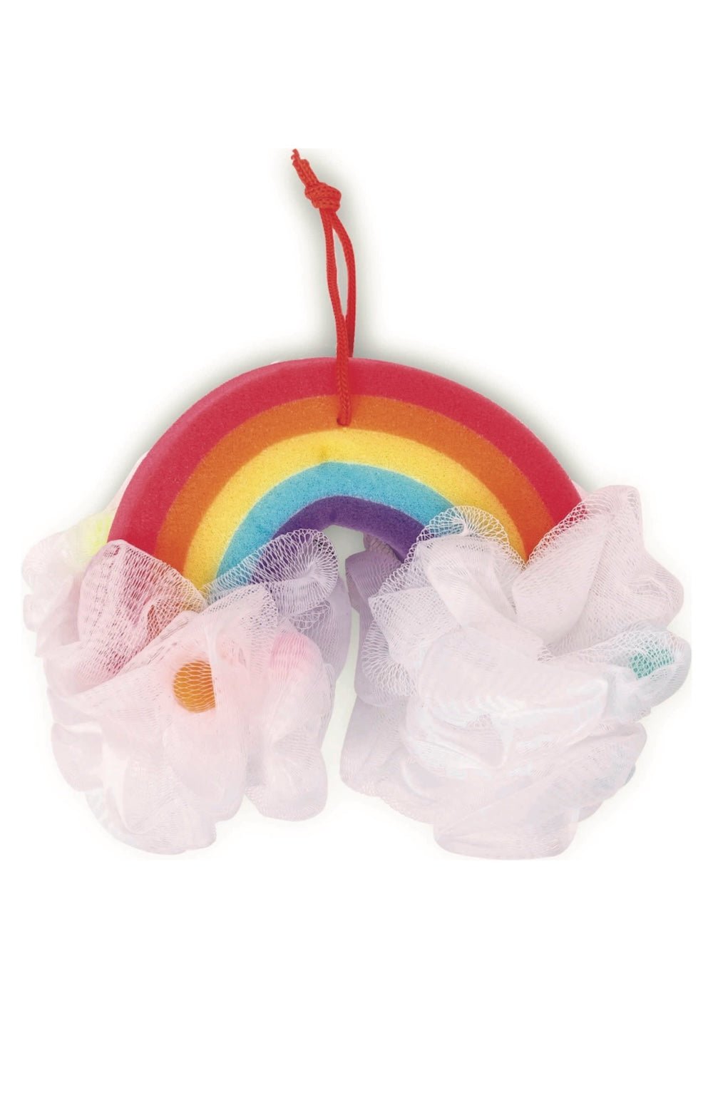 Rainbow Bath Pouf for Girls - Super Soft & Fun! | Foxy's Leotards - Foxy’s