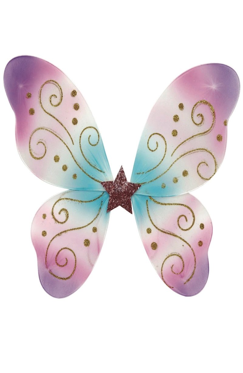 Rainbow Fairy Butterfly Wings for Girls - Dress Up & Pretend Play - Foxy’s
