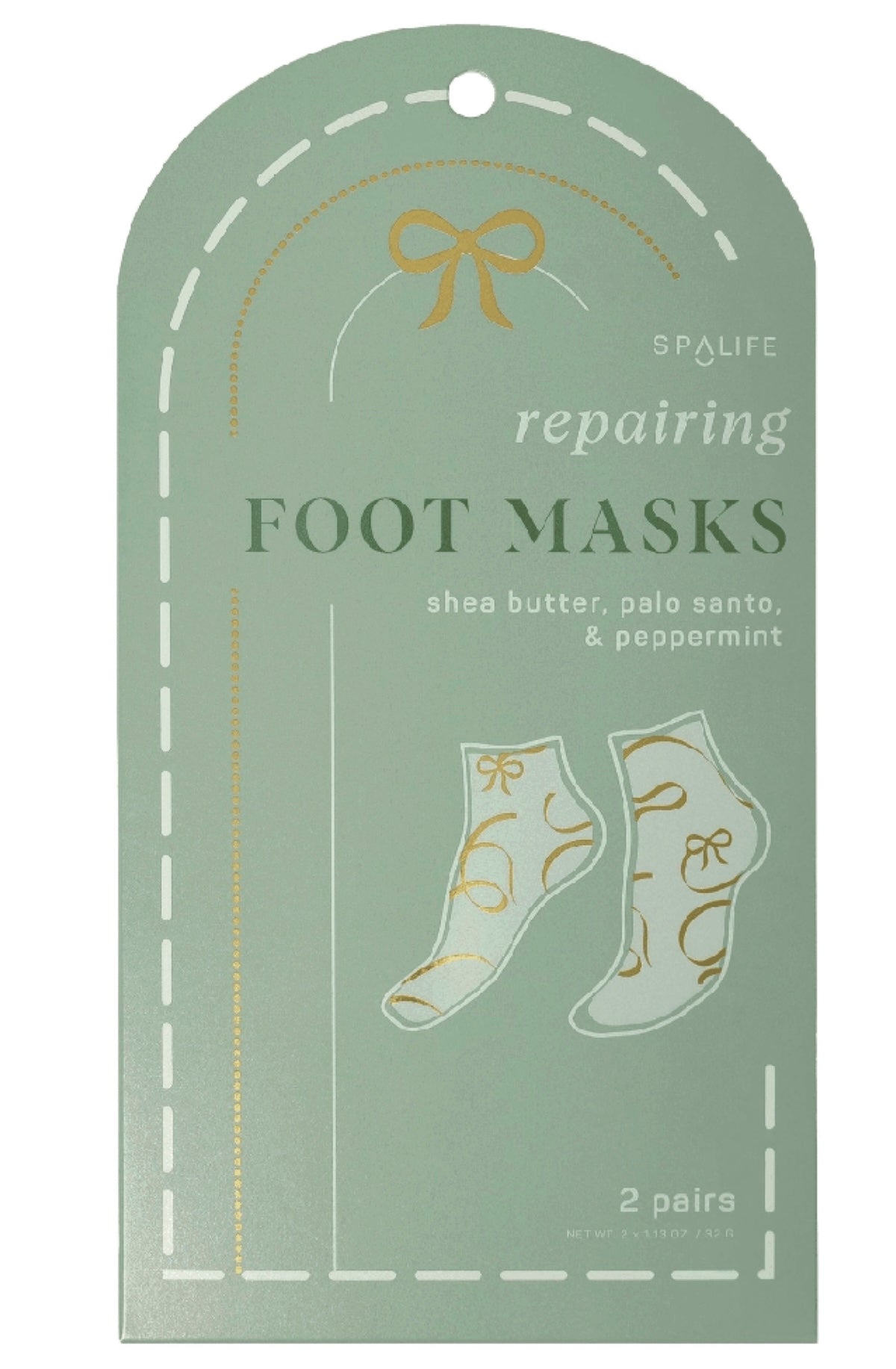 Repairing Foot Mask with Shea Butter Palo Santo & Peppermint - Foxy’s
