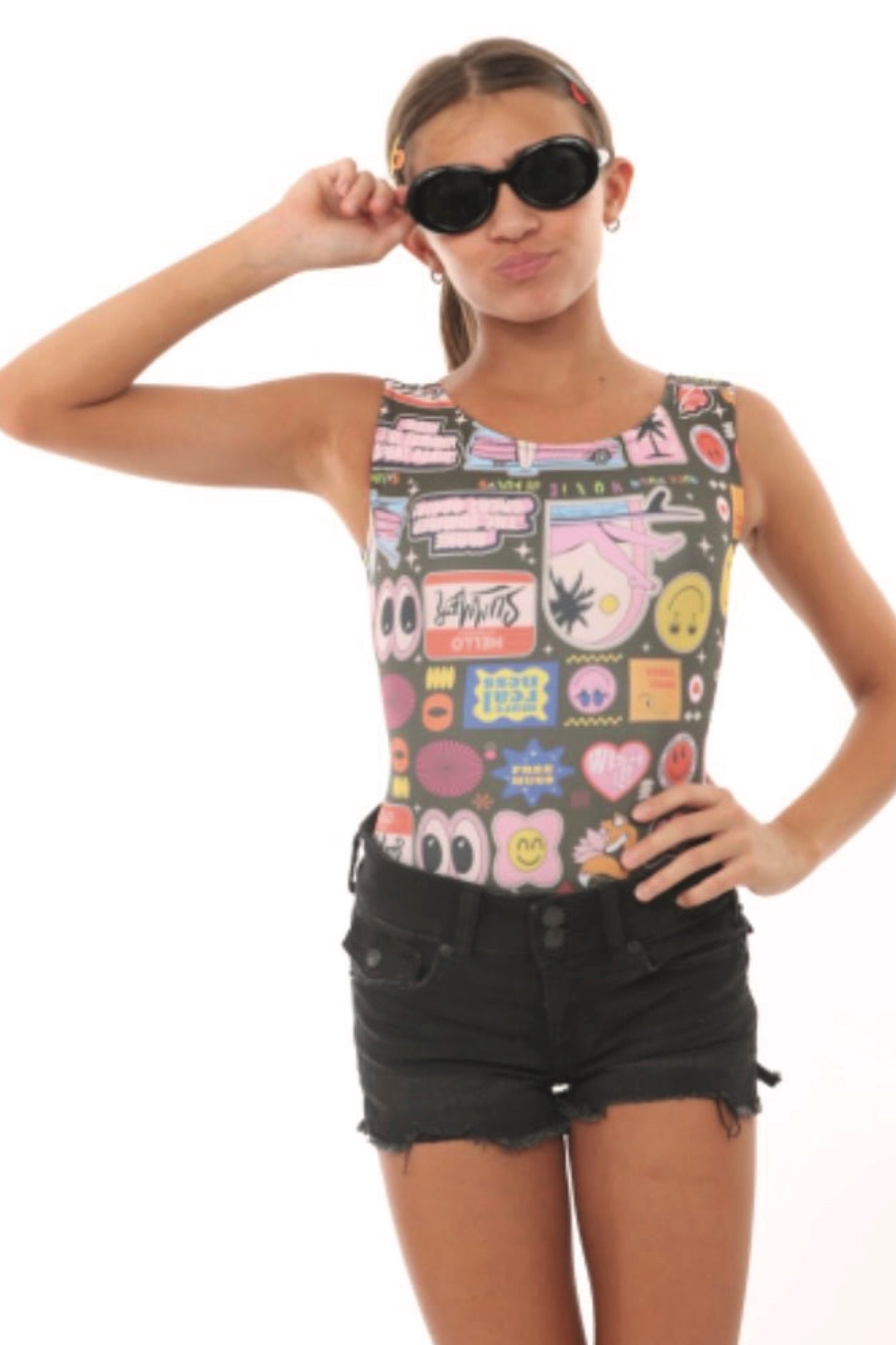 Foxy's Leotards: Rock Your Moxie Gymnastics Leotard - Fun, Colorful & Comfy Girls Leotard! - Foxy’s