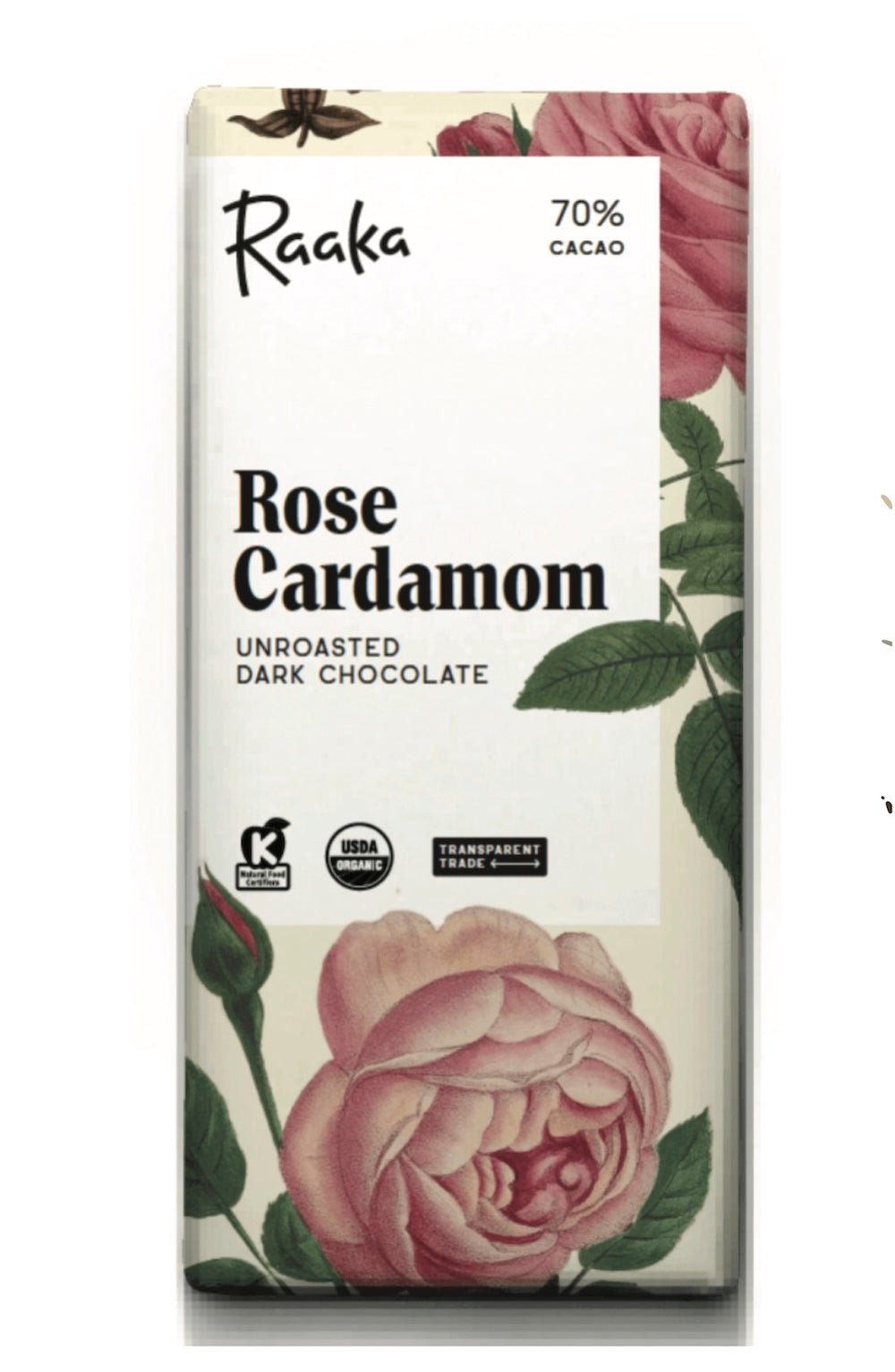 70% Rose Cardamom Bar - Foxy’s
