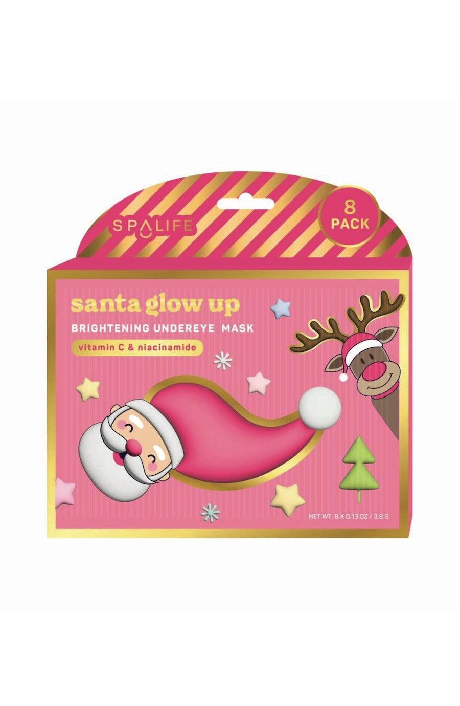 Christmas Holiday Santa's Glow Up Brightening Eye Patches