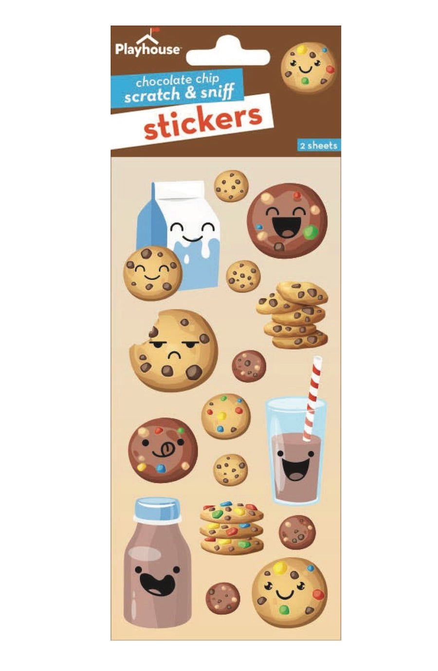 Scratch and Sniff Stickers - Chocolate Chip Cookies - Foxy’s