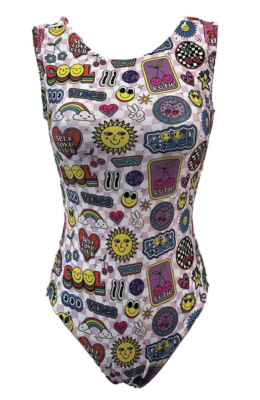 Self Love Club || Checker Emoji Foxy's Leotard - Foxy’s