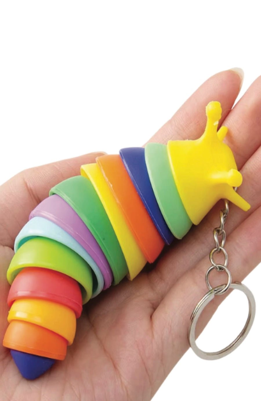 Mini Articulated Slug Fidget Keychains - Foxy’s