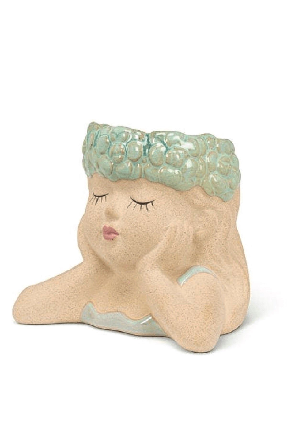 Small Head in Hands Planter - 3"H - Foxy’s