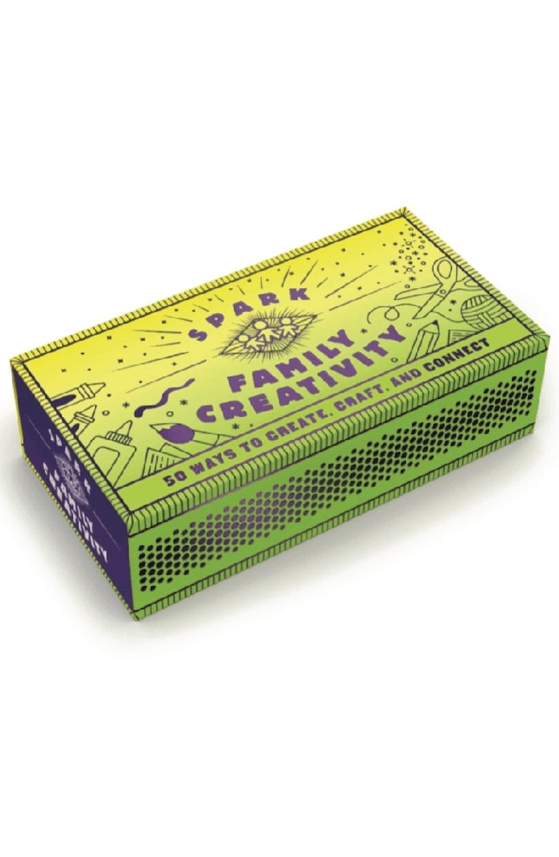 Spark Family Creativity Box - 50 Fun Activity Prompts for All Ages - Foxy’s