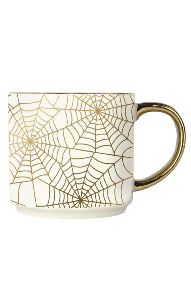 Spiderwebs Coffee Mug - Halloween Decor & Gifts - Foxy’s