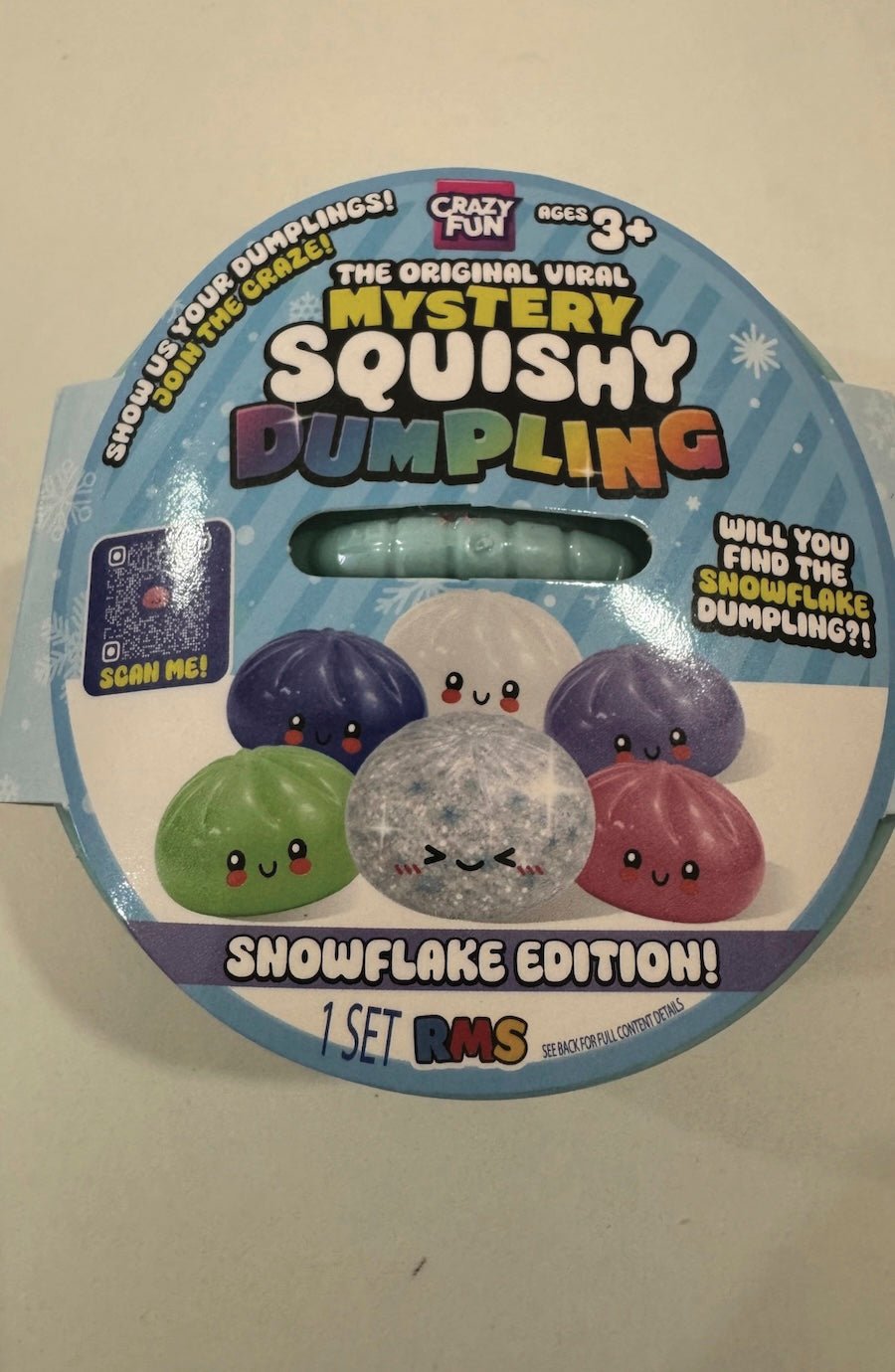 RMS® Crazy Fun™ Mystery Bao Bun – Snowflake Edition - Foxy’s