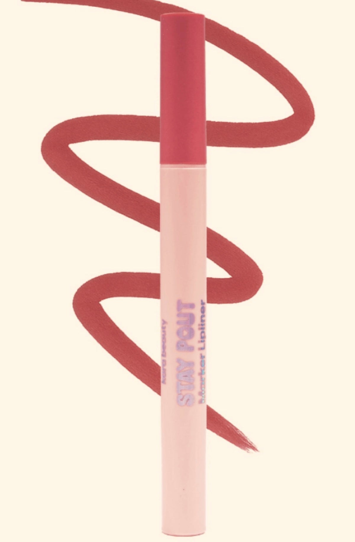 Stay Pout Marker Lipliner - Rosewood - Foxy’s