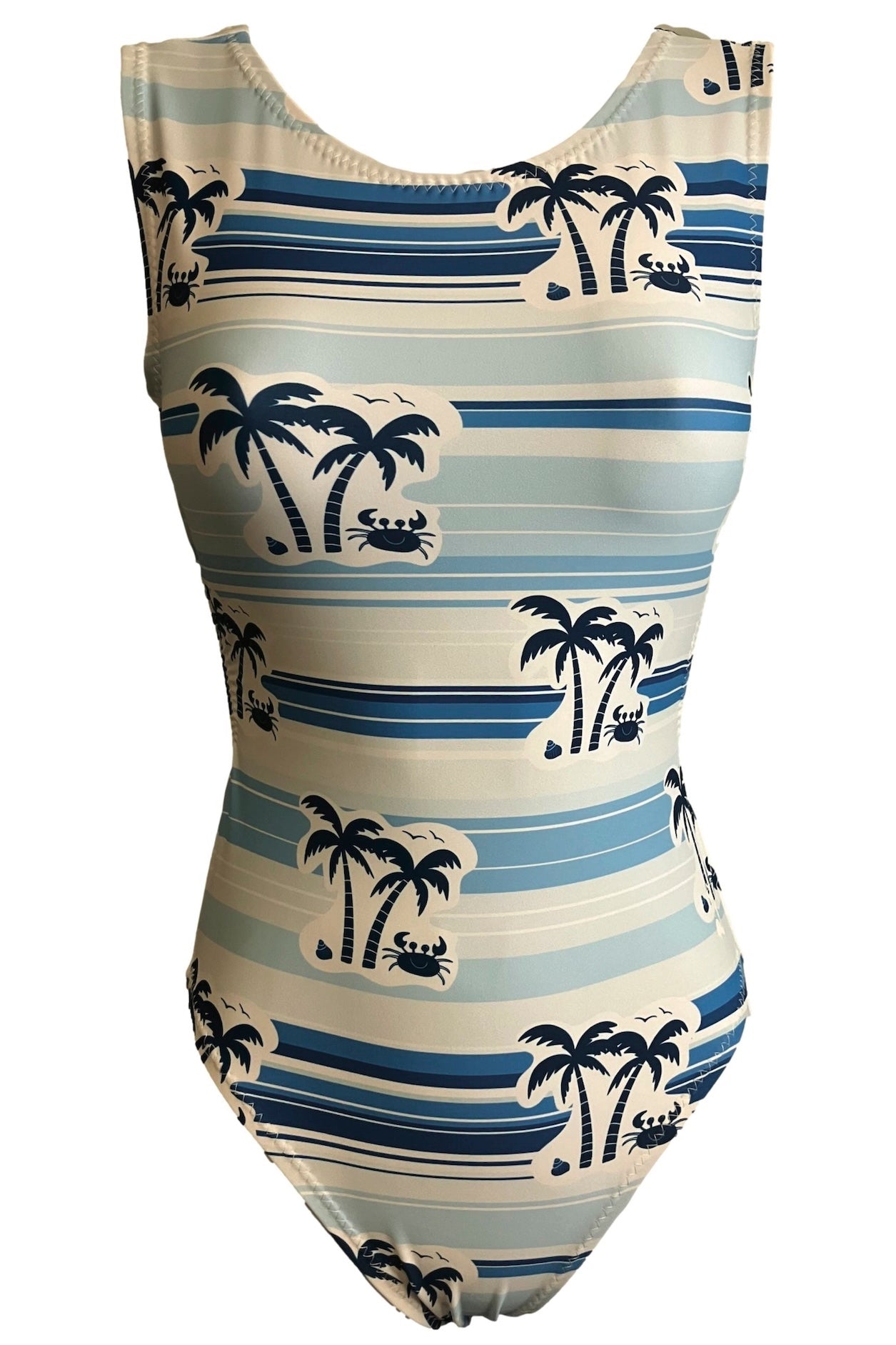 Foxy's Crab Tree Gymnastics Leotard - Girls Beachy Tank Leo Made in USA - Foxy’s