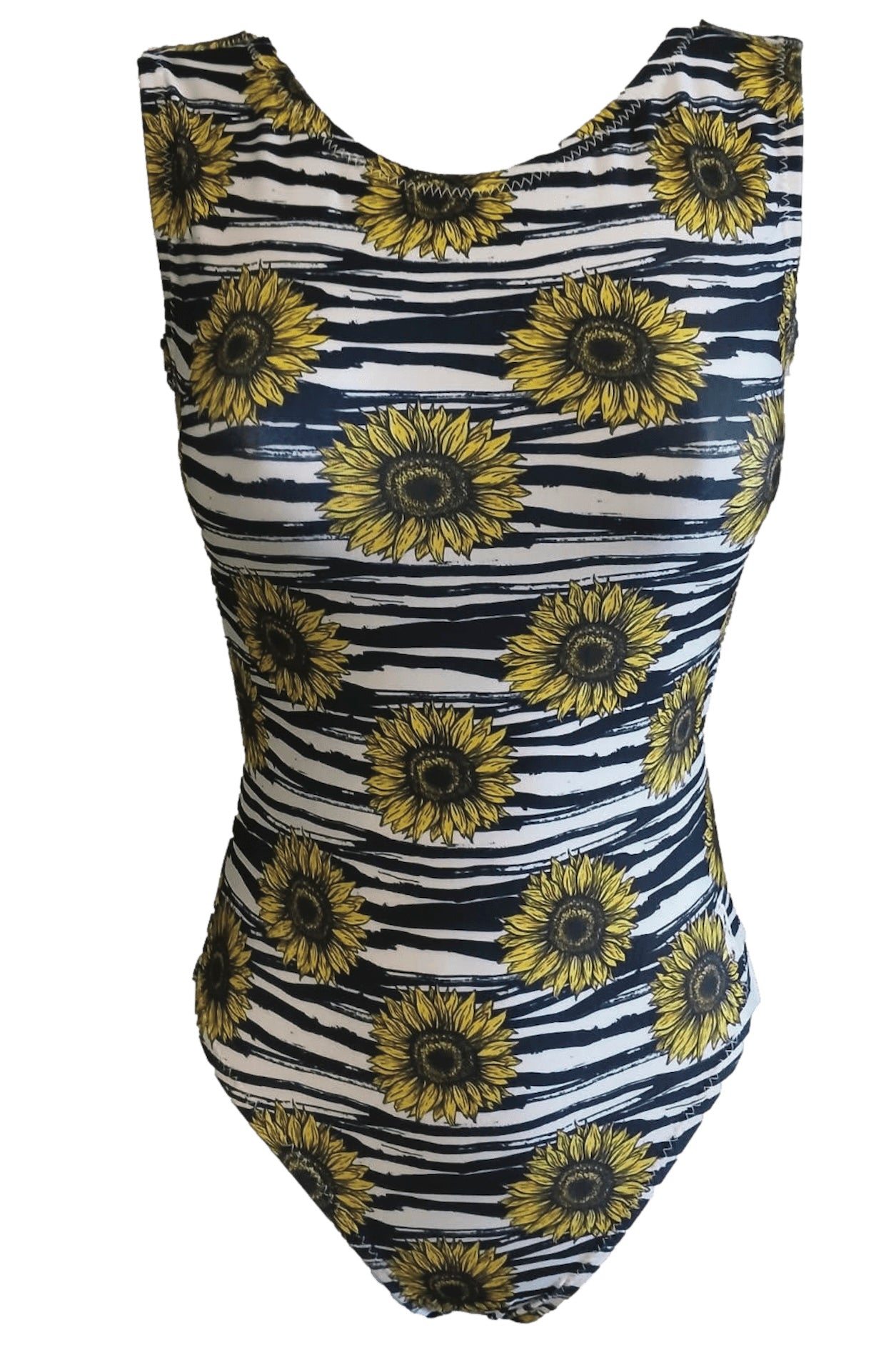 Sunflower Love Gymnastics Leotard - Foxy's Fun & Comfy Leo - Foxy’s