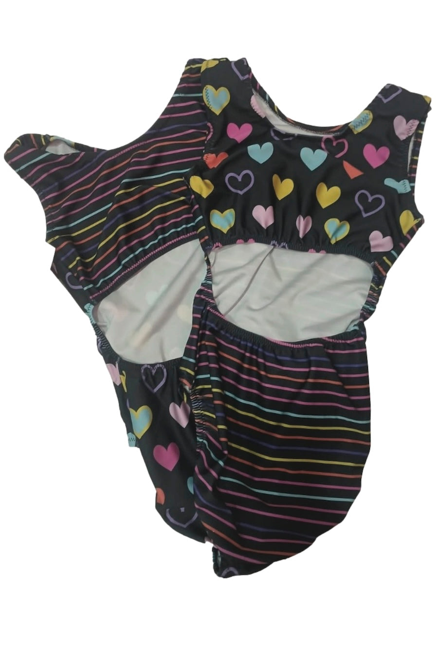Stripes & Hearts Vice Versa Foxy's Leotard (Which One Will You Choose?)