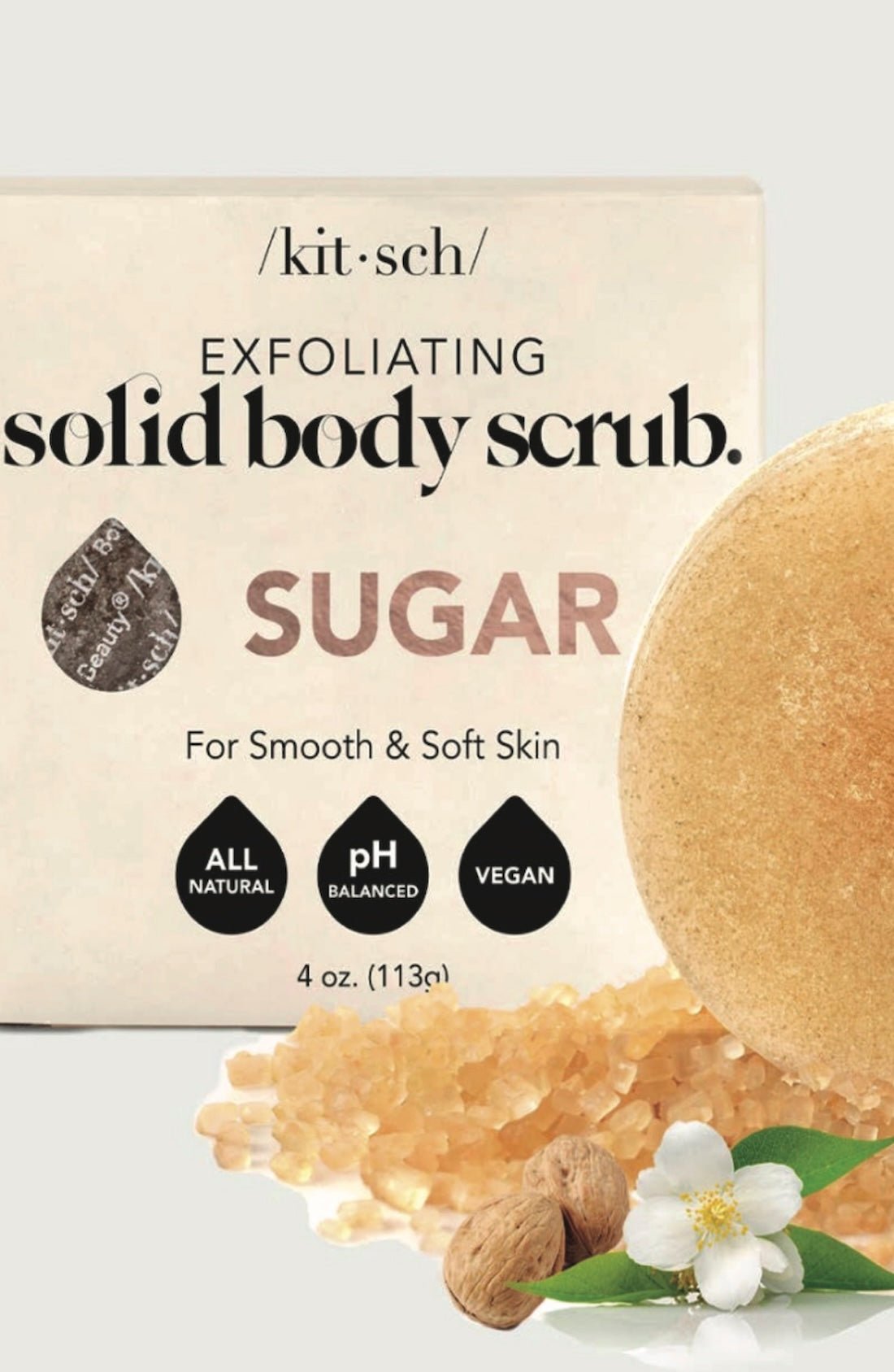 Sugar Exfoliating Body Scrub Bar - Foxy’s