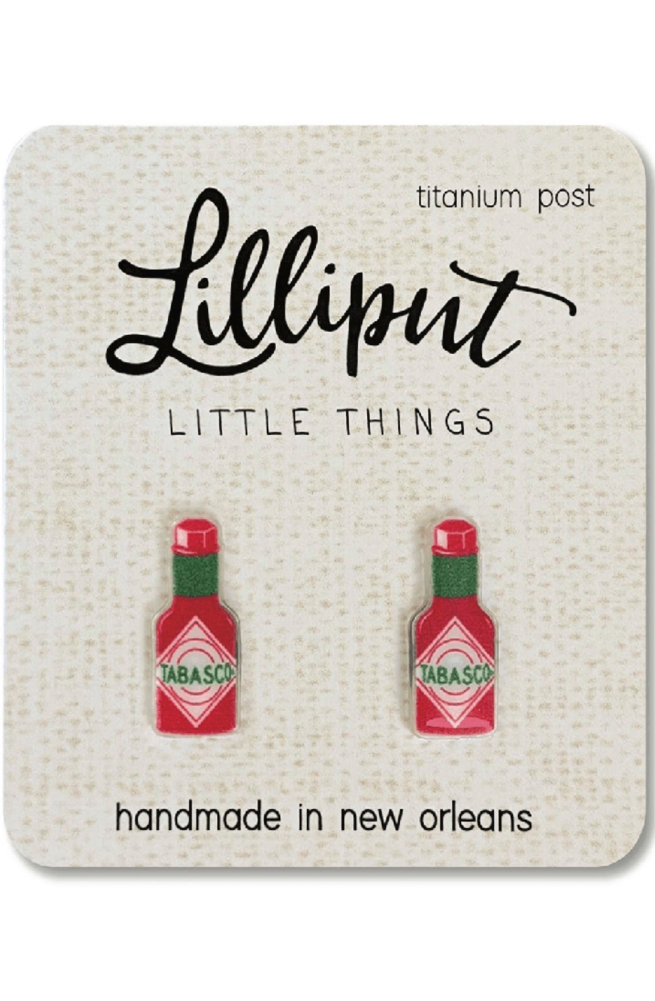 TABASCO® Hot Sauce Earrings // Lousiana - Foxy’s