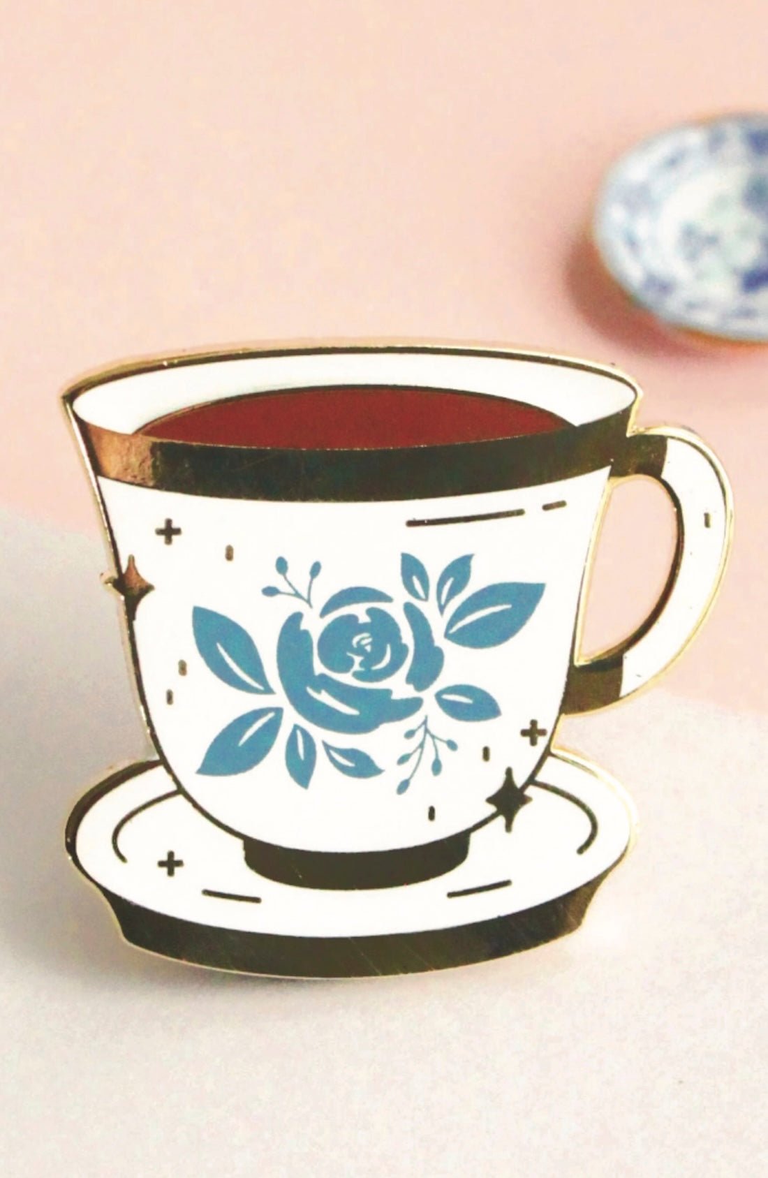 Teacup Enamel Pin - Foxy’s