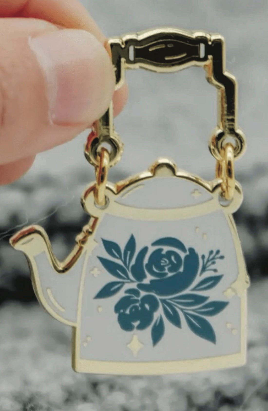 Teapot Enamel Pin - Foxy’s